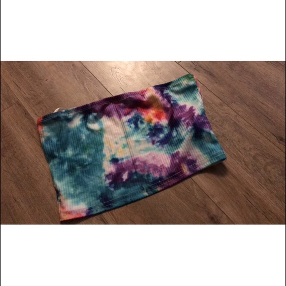 Tye dye tube top - Picture 1 of 3